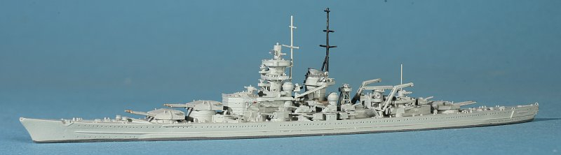 Battleship "Gneisenau" (1 p.) GER 1940 Neptun N 1004